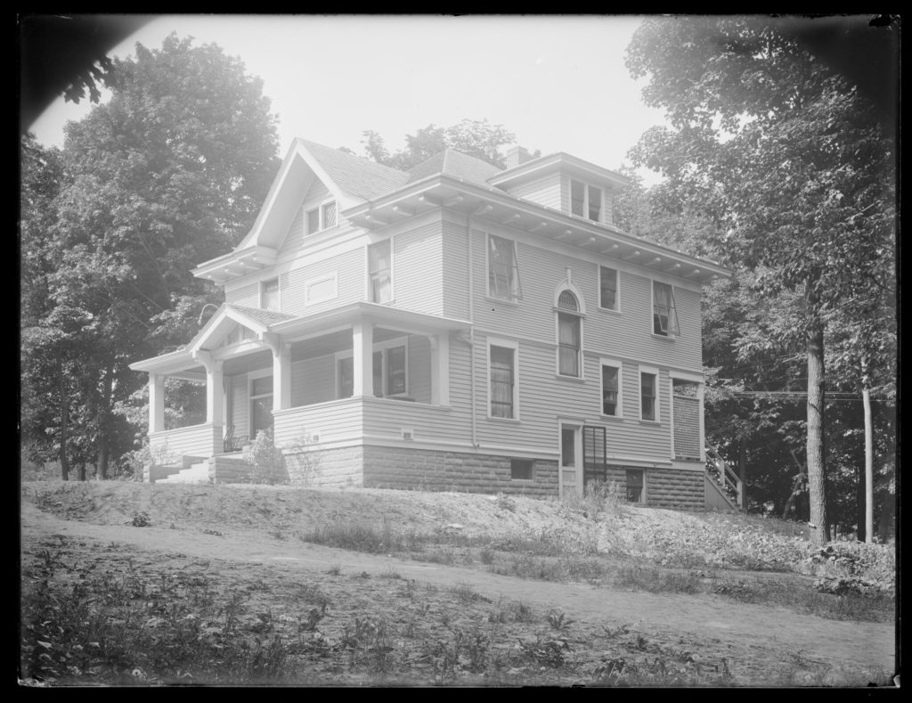 A house that was used as a hospital