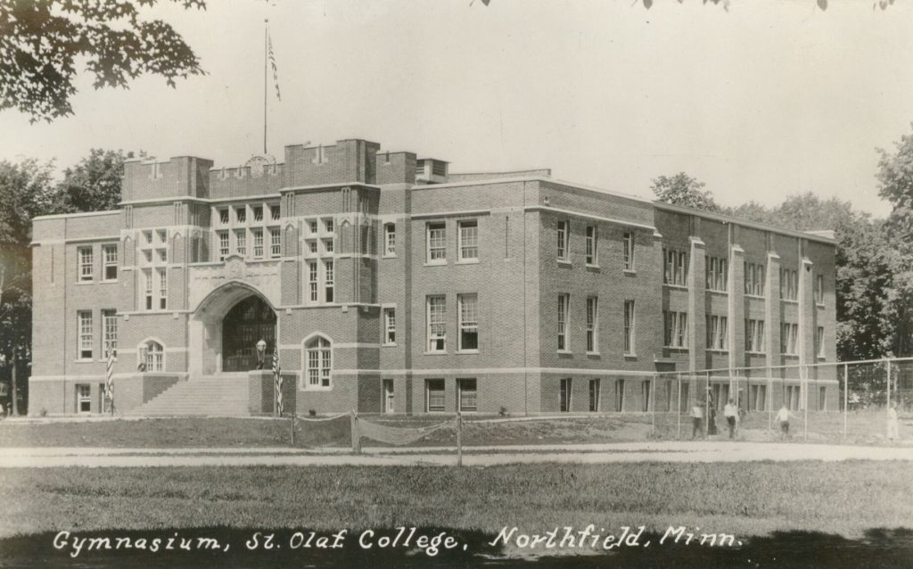 Theater Building, labeled as Gymnasium
