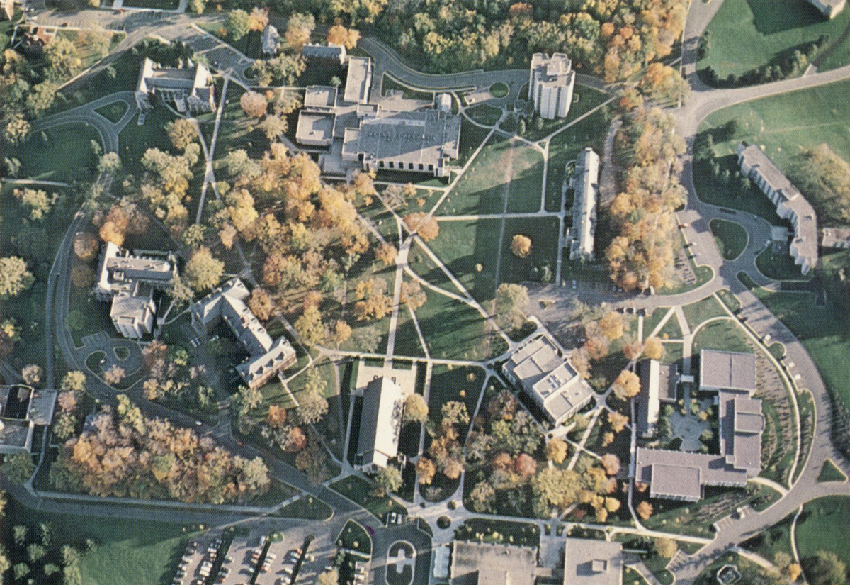 campus aerial view