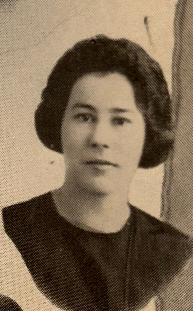 Bertha Fogde, Class of 1925, as pictured in the St. Olaf yearbook.