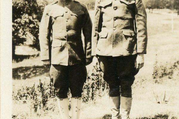 Dan Bergeson '74 writes that he owes a debt of gratitude to his grandpa — Ragnvald Bergeson, pictured here in World War I — for knowing that St. Olaf provided an excellent education and a strong sense of community.